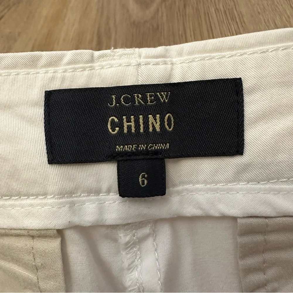 J. Crew White Women's Cotton Shorts - Picture 4 of 5
